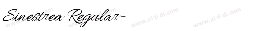 Sinestrea Regular字体转换 Sinestrea Regular字体转换